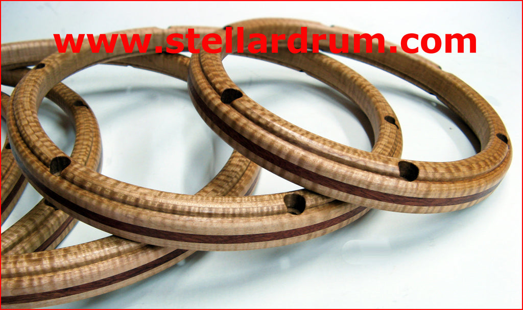 Stellar! wood drum hoops