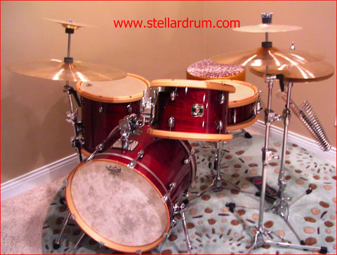 Stellar! wood drum hoops