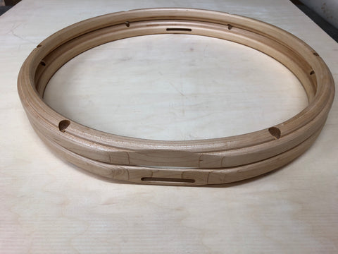 16” 6 hole SPS snare hoop pair